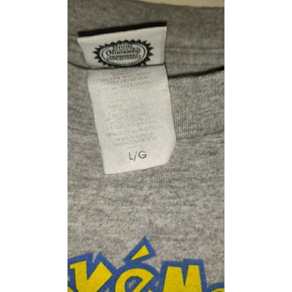 VTG Pokemon MEWTWO Long Sleeve Gray T Shirt Kids L FIRST MOVIE 1999 Nintendo - Picture 10 of 14